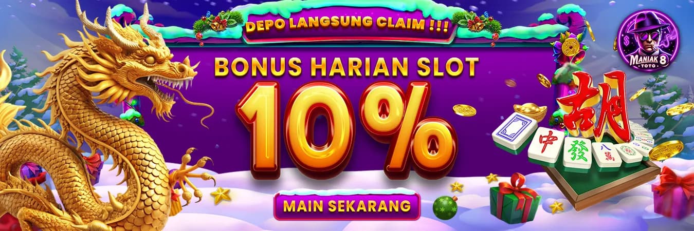 Bonus Harian 10% Slot